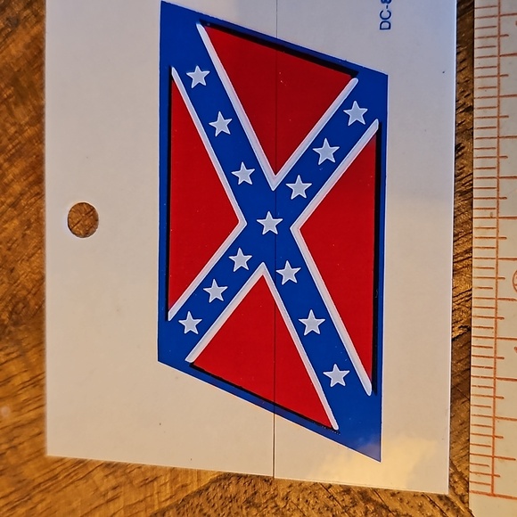 Vintage rebel flag dixie sticker - Picture 3 of 8